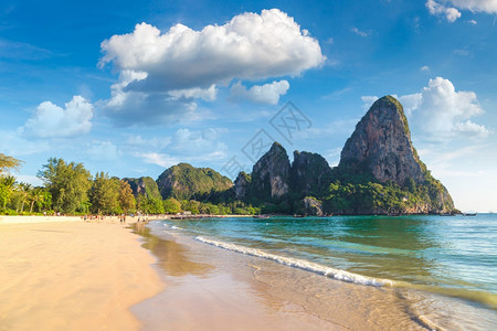 泰国克拉比的雷雷海滩图片