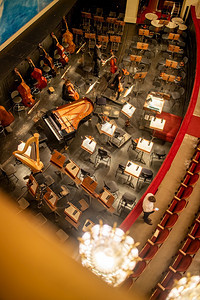 在vena州立歌剧院开始表演前在venaustri在vena州立歌剧院的室内没有音乐家的管弦场在vena州立歌剧院礼堂的室内没有图片