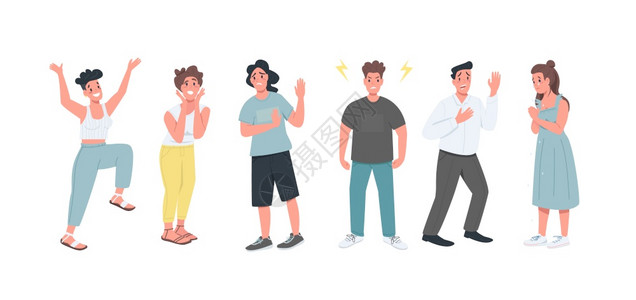 厌恶插画_厌恶卡通_厌恶插图_手绘_板绘_摄图网