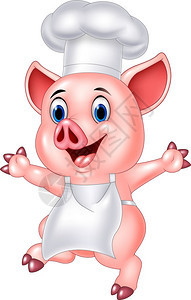猪厨师图片
