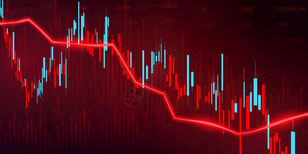 矢量图表含有图表商业和金融概念及报告抽象技术通信概念矢量背景的经济图表背景