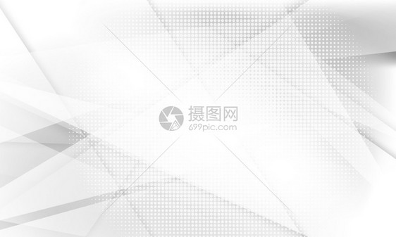 带有动态波的抽象灰白背景海报技术网络矢量说明图片