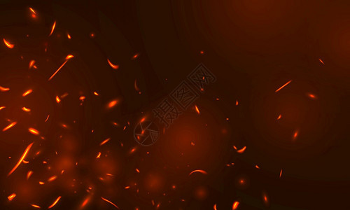 燃烧的红色火热花实在的焰抽象背景图片