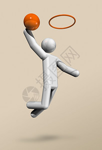 三维篮球符号奥林匹克运动示例三维篮球图标奥林匹克运动图片