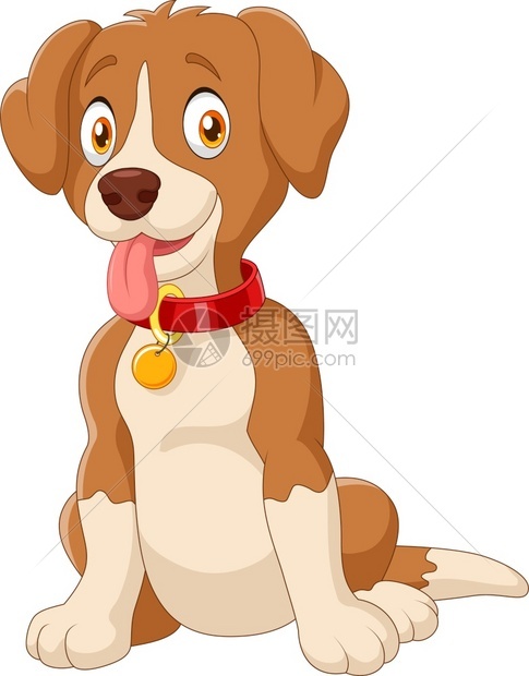 吐舌头的狗图片