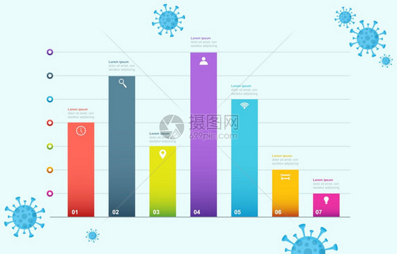 大流行经济衰退中的商业矢量图示图片