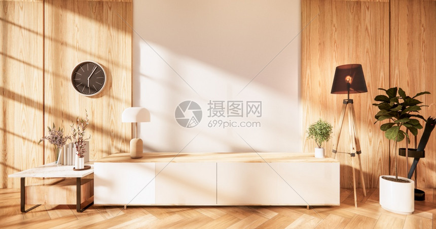 zen现代空房最小设计日本式3D翻譯图片