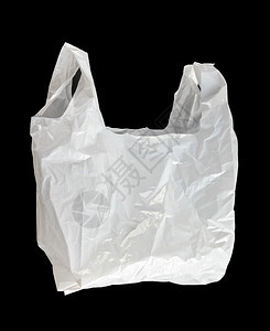 黑色背景隔离的白塑料袋黑背景隔离的白塑料袋图片