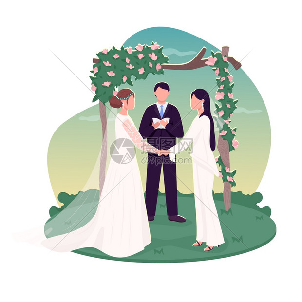 结婚的女夫妇结婚的两维矢量网络横幅海报离花岗拱门近的男夫妇新娘在卡通背景上手握平 的人物婚礼可打印的章彩色网络元素插画图片下载 正版图片 摄图网 结婚的女夫妇结婚的两维矢量网络横幅海报离花岗拱门近的男夫妇新娘在卡通背景上手握平 的人物婚礼可打印的章彩色网络元素插画图片下载 正版图片 摄图网