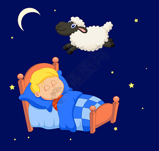 失眠数羊图片