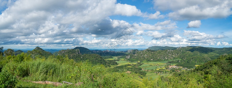 塔伊兰全景省Loei山地景观图片