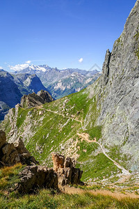 高山冰川和地景观法国高山脉冰川和地景观图片