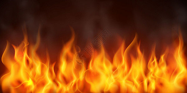 燃烧的红色火花现实的焰抽象背景图片
