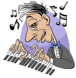 户型钢琴键盘插画_户型钢琴键盘卡通_户型钢琴键盘插图_手绘_板绘_摄