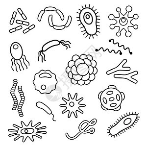 益生菌倡导插画