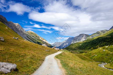 法国阿尔卑斯山和法国阿尔卑斯山的登路线景观图片