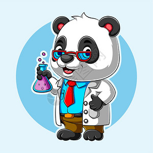站立动物插画