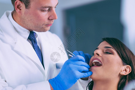 牙科口腔检查图片