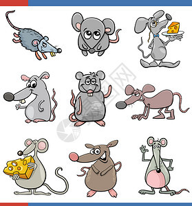 小鼠漫画动物人系列漫画插图图片