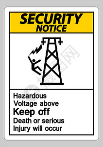以上危险电压防止或重伤将发生符号图片