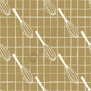 用于壁纸纺织包装物印刷矢量图解的固定厨房无缝图案用于使beigcorlasuihoet的固定厨房无缝图案用于使棕色彩背景的混合工图片