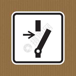 前在白色背景的黑矢量插图eps上的黑色背景隔离符号上先切断连接插画