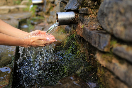 石头上福字图片背景