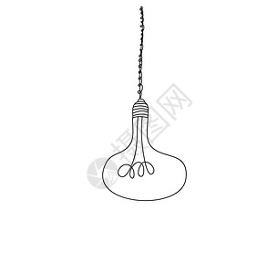 挂扇用挂灯泡和文字位置绘制矢量图示用挂灯泡和文字位置绘制的矢量