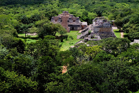古老的玛雅城市白亚乌卡坦墨西哥图片