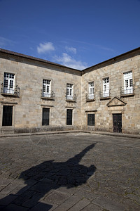 乌米粽largodpacBuildng在Portugal以北的Brg吉马拉斯附近的Minho大学之家背景