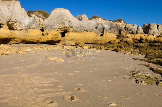 该国南部阿尔加夫沙滩图片