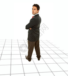 女生站在男生后面背景