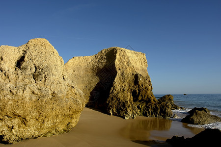 Portugal以南自然海滩图片