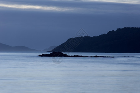 在BaionGlic西班牙海岸的长距离图片