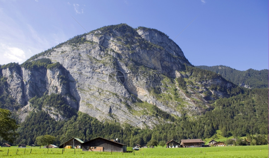 高山脉地貌瑞士图片