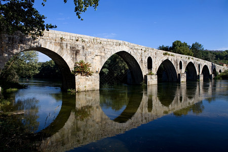 古罗马桥波尔图布拉加河波尔图北部图片