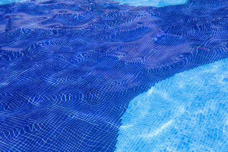 游泳池蓝色水层图案图片