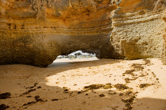 阿尔布费拉海滨洞穴阿尔加夫波古达以南的阿布费拉海边洞穴图片