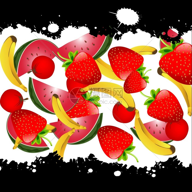 水果背景图图片