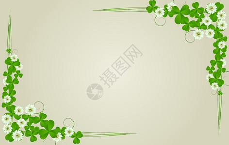 StPatricksDay明信片标准大小图片