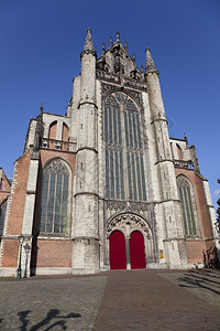 荷兰莱顿市教堂建筑图片