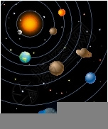 太阳系图形抽象艺术插图图片