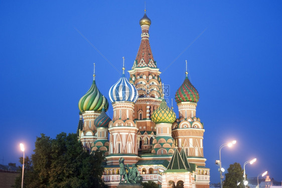莫斯科圣巴西尔和斯柯大教堂俄罗斯图片