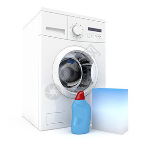 装瓶液洗涤剂和衣粉的机图片