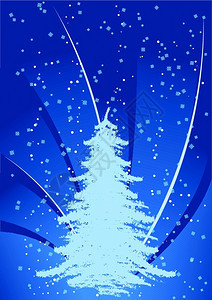 圣诞树背景背景图片