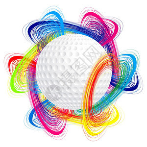 高尔夫球作为国际锦标赛的概念图片