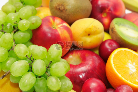 白的水果和蔬菜白的图片