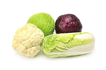 白背景上的蔬菜图片