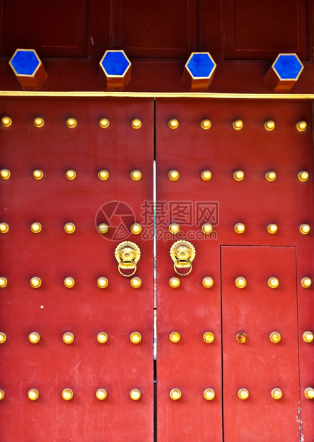 北京紫禁城地区红门图片