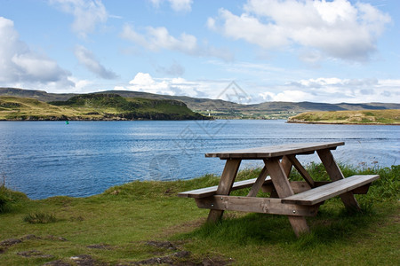 苏格兰风景斯凯岛休息和放松的概念图片